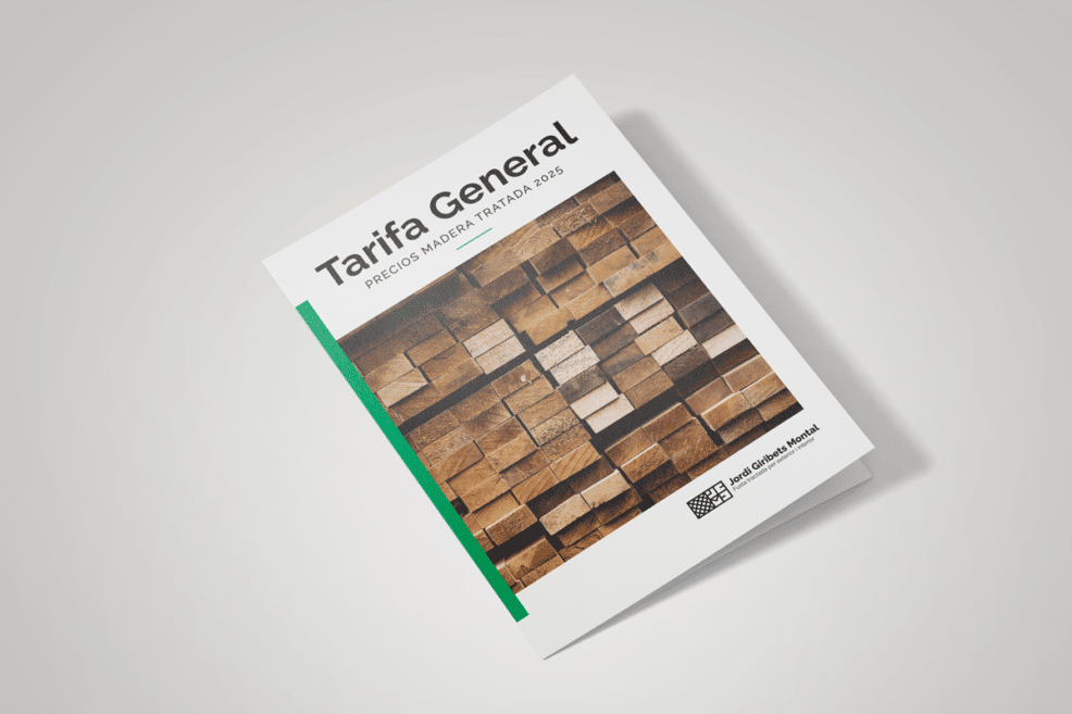 Solicita nueva tarifa comercial madera tratada 2025